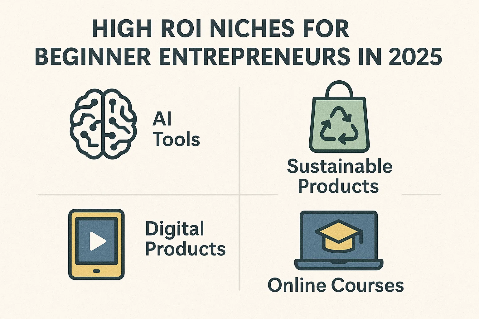 High ROI Niches for Beginner Entrepreneurs in 2025 Thumbnail